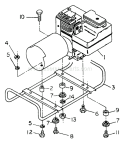 Part Location Diagram of 36949 Generac Screw, - 1/4-20 X 1/2-inch